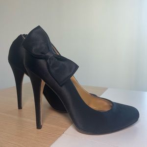 Badgley Mishka Calton Black Pumps Size 7.5
